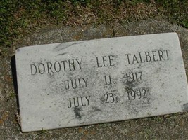 Dorothy Lee Talbert Dorothy Lee Talbert