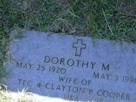 Dorothy M Cooper