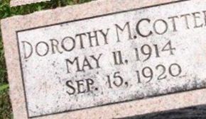 Dorothy M Cotter Dorothy M Cotter