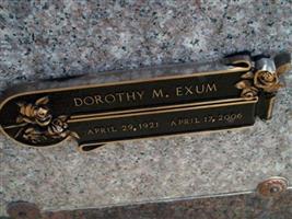 Dorothy M Exum