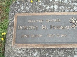 Dorothy M. Freeman Dorothy M. Freeman