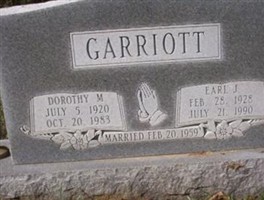 Dorothy M Garriott Dorothy M Garriott