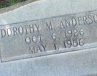 Dorothy M. Gordon Anderson