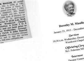 Dorothy M. Mauller Dorothy M. Mauller