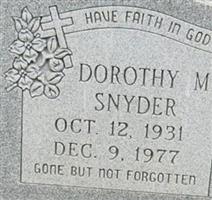 Dorothy M. Snyder