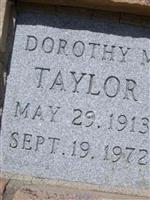 Dorothy M Taylor