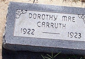 Dorothy Mae Carruth Dorothy Mae Carruth