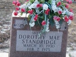 Dorothy Mae Nesmith Standridge Dorothy Mae Nesmith Standridge