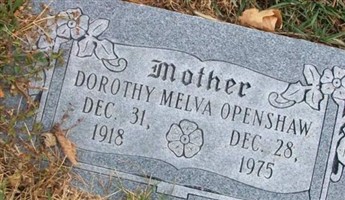 Dorothy Melva Meyers Openshaw Dorothy Melva Meyers Openshaw