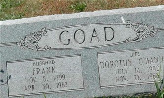 Dorothy O'BANION Goad Dorothy O'BANION Goad