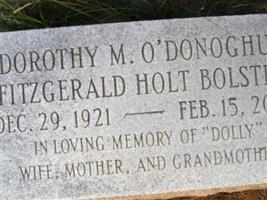 Dorothy M "Dolly" O'Donoghue Fitzgerald Holt Bolster