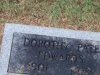 Dorothy Pate Edwards Dorothy Pate Edwards