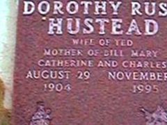 Dorothy Rush Hustead Dorothy Rush Hustead
