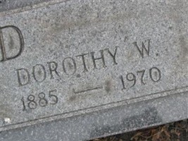 Dorothy Weed Dorothy Weed