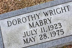 Dorothy Wright Mabry