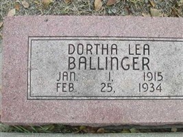 Dortha Lea Ballinger Dortha Lea Ballinger