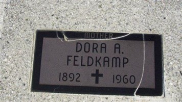 Dorthea Antonia "Dora" Olberding Feldkamp Dorthea Antonia "Dora" Olberding Feldkamp