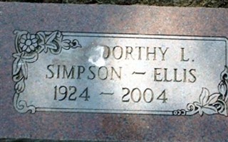 Dorthy Lorene Simpson Ellis Dorthy Lorene Simpson Ellis