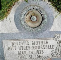 Dott Irene Utley Rousselle Dott Irene Utley Rousselle