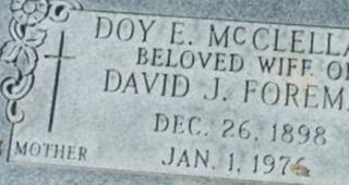 Doy E. McClelland Foreman