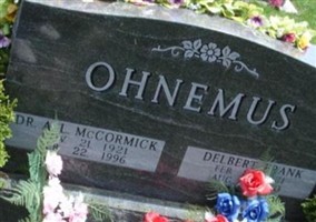 Dr Adeline L McCormick Ohnemus