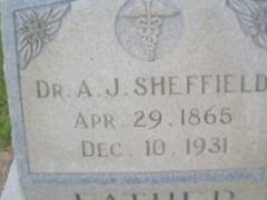 Dr A. J. Sheffield Dr A. J. Sheffield