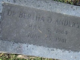 Dr Bertha O. Anderson Dr Bertha O. Anderson