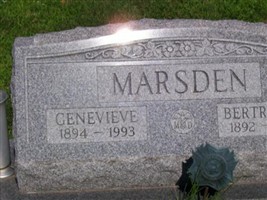 Dr Bertram A Marsden