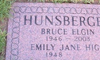 Dr Bruce Elgin Hunsberger Dr Bruce Elgin Hunsberger
