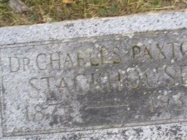 Dr Charles Paxton Stackhouse Dr Charles Paxton Stackhouse
