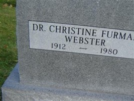 Dr Christine Furman Webster Dr Christine Furman Webster