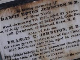 Dr Francis Upton Johnston