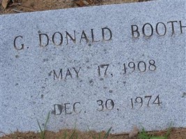 Dr G. Donald Booth