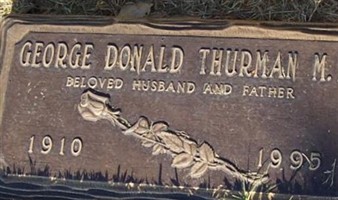 Dr George Donald Thurman