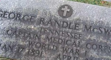 Dr George Randle McSwain