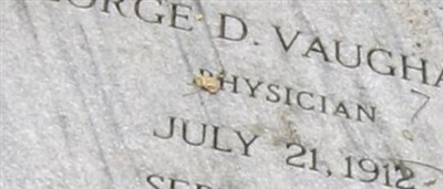 Dr George D Vaughan, Jr Dr George D Vaughan, Jr