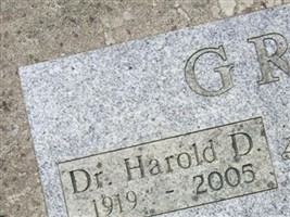 Dr Harold D. Groves
