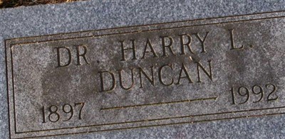 Dr Harry L. Duncan Dr Harry L. Duncan