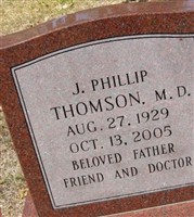 Dr J. Phillip Thomson Dr J. Phillip Thomson