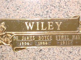 Dr James Boyce Wiley