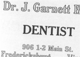 Dr James Garnett King