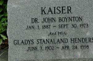 Dr John Boynton Kaiser