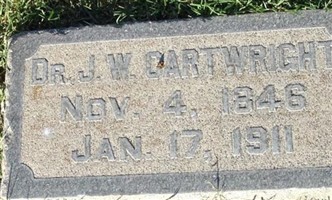 Dr John W. Cartwright Dr John W. Cartwright
