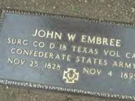 Dr John W. Embree Dr John W. Embree