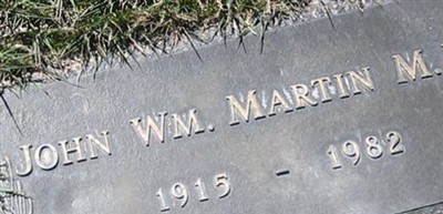 Dr John William Martin