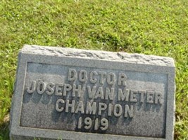Dr Joseph VanMeter Champion Dr Joseph VanMeter Champion