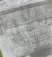 Dr Judge Duncan Hennington Dr Judge Duncan Hennington