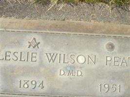 Dr Leslie Wilson Peate