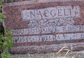 Dr Lothair E. Naegeli Dr Lothair E. Naegeli