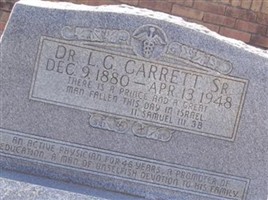Dr Luke G Garrett, Sr Dr Luke G Garrett, Sr